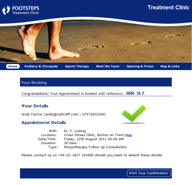 PPS Online Booking