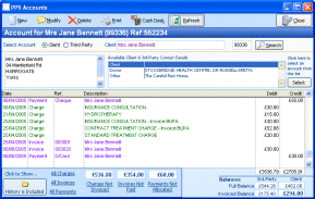 PPS Accounts Screen - click for full size image