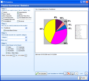 Example Statistics Graph Report - click for full size image